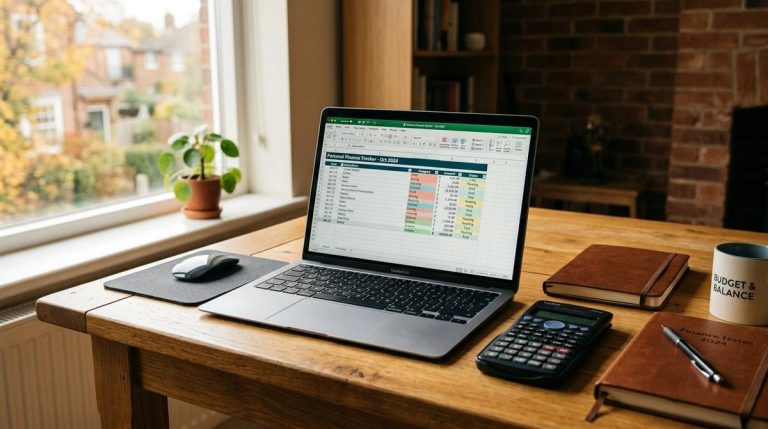 Como exportar movimentações do Mercado Pago para Excel e organizar suas finanças 7 Computador sobre uma mesa com o Excel aberto