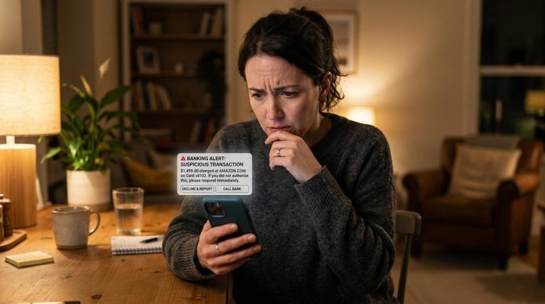 Golpe do Pix: como evitar as fraudes mais comuns e o que fazer se cair em uma 2 Mulher preocupada após receber notificações de transações suspeitas pelo celular