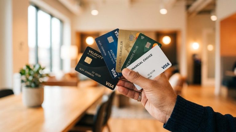 Melhor cartão de crédito sem anuidade no Brasil: como escolher segundo seu perfil 4 Pessoa segurando vários cartões de crédito em mãos